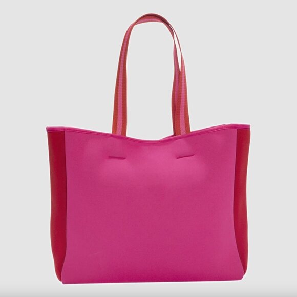 Summersalt Neoprene Beach Tote in Pink/Red - Picture 5 of 10